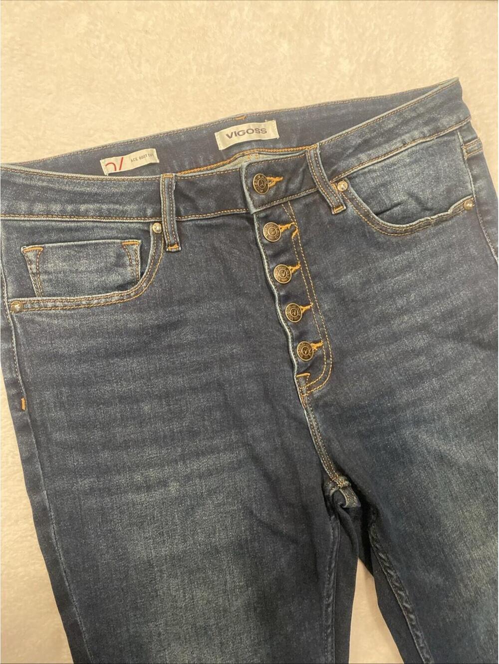 VIGOSS Jeans Women’s Size 32 Ace Boot Cut Dark Wash Denim